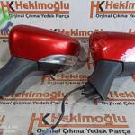 RENAULT CLİO 4 ORJİNAL KAPI AYNASI SOL ELEKTRİKLİ KIRMIZI 963025