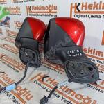RENAULT CLİO 4 ORJİNAL KAPI AYNASI SOL ELEKTRİKLİ KIRMIZI 963025