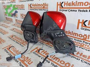 RENAULT CLİO 4 ORJİNAL KAPI AYNASI SOL ELEKTRİKLİ KIRMIZI 963025