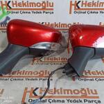 RENAULT CLİO 4 ORJİNAL KAPI AYNASI SOL ELEKTRİKLİ KIRMIZI 963025
