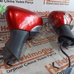 RENAULT CLİO 4 ORJİNAL KAPI AYNASI SOL ELEKTRİKLİ KIRMIZI 963025