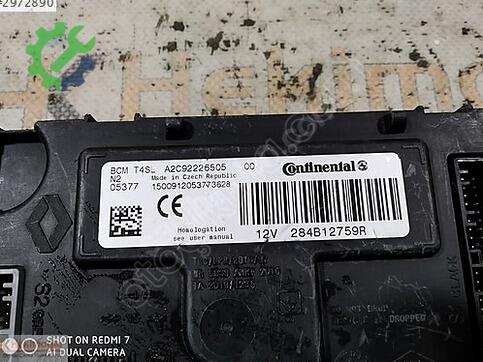 Renault Clio 284B12759R çıkma parça