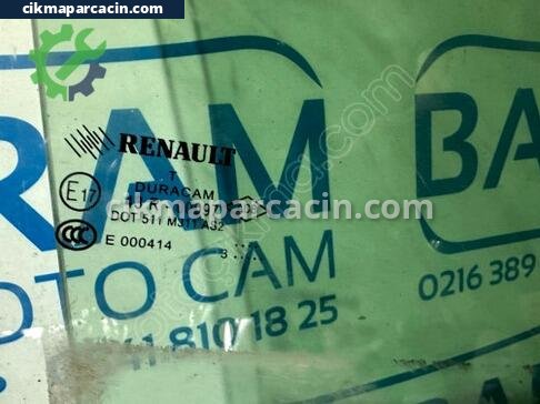 Renault Fluence Arka Kapı Camı çıkma parça