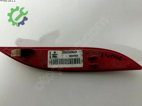 Renault Fluence Tampon Reflektörü 265650004R çıkma parça