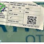Sol Yan Cam Renault Kangoo 2025 Çıkma