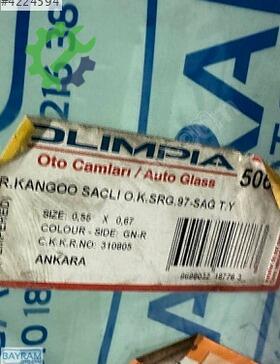 Renault Kangoo Sağ Kapı Camı çıkma parça