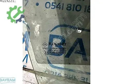 Renault Laguna Sağ Arka Kapı Camı çıkma parça