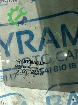 Renault Laguna Sağ Arka Kapı Camı çıkma parça