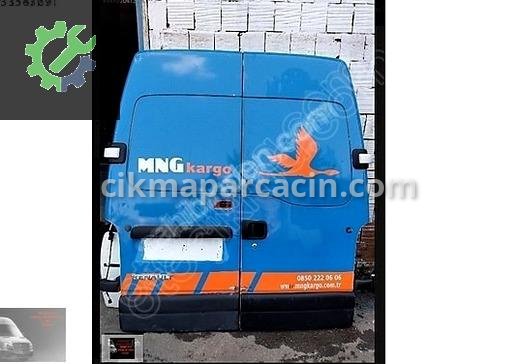 Renault Master Bagaj Kapağı çıkma parça