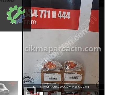 Renault Master Ayna Sinyali çıkma parça