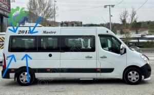 Renault Master Orijinal Çıkma Sağ Yan Cam
