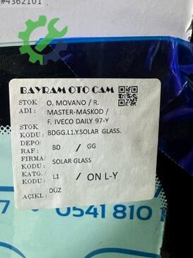 Renault Master Ön Cam çıkma parça
