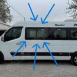 Çıkma Renault Master Sol Yan Cam