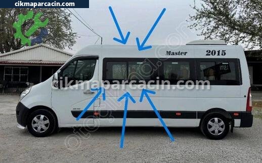 Renault Master Sol Yan Cam çıkma parça