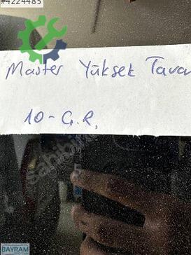 Renault Master Tavan Camı çıkma parça