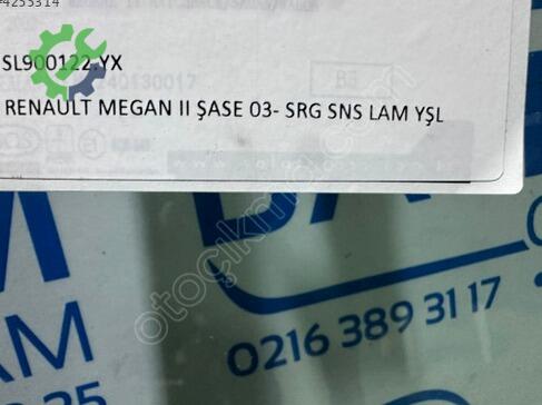 Renault Megane Ön Cam çıkma parça