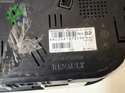 Renault Megane Gösterge Saati 237100777R çıkma parça