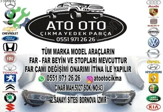 Renault Megane Far çıkma parça