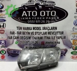Renault Symbol 2005-2023 Çıkma Far Sol