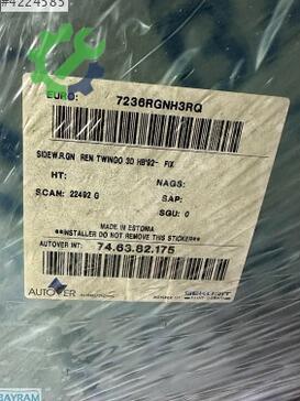 Renault Twingo Sağ Kapı Camı çıkma parça