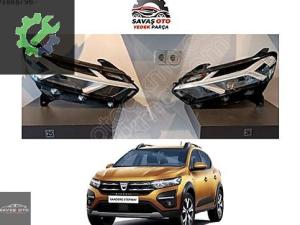SANDERO STEPWAY ÖN FAR SAĞ SOL LEDLİ BEYAZ ÇİZGİLİ 2021+ ADET FY