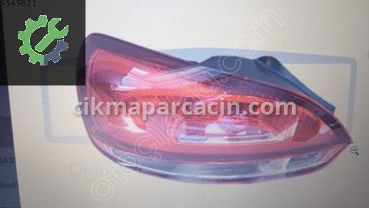 Volkswagen Scirocco Sol Arka Stop çıkma parça