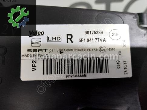 Seat Leon Sağ Ön Far çıkma parça