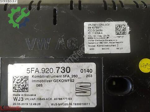 Seat Leon 5FA920730 çıkma parça