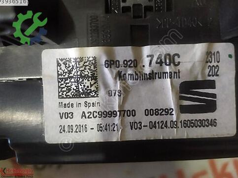 Seat Leon 6P0920740C çıkma parça