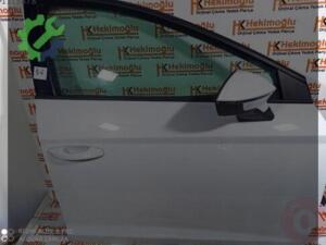 SEAT LEON SAĞ ÖN KAPI BEYAZ HATASIZ BOYASIZ LS9R 2013