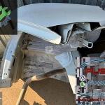 SEAT LEON SOL ARKA BEYAZ ÇAMURLUK 2013*2020 MODEL UYUMLU