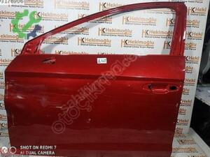 SEAT LEON SOL ÖN KAPI HASARLI KIRMIZI