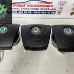 SKODA OCTAVİA ÇIKMA ORJİNAL DİREKSİYON AİRBAG 1Z0 880 201 AM