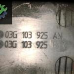 Skoda Octavia motor ust koruma kapak 03G103925An 03G103925BR
