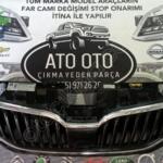Skoda Octavia 2017-2020 Çıkma Panjur 5E0853653