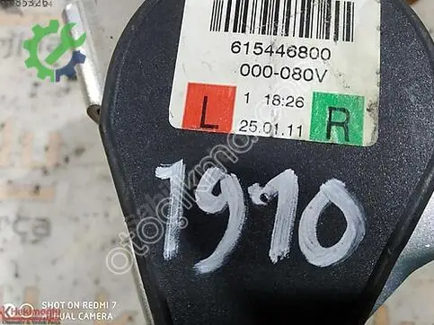 Skoda 120 Emniyet Kemeri 315446800 çıkma parça
