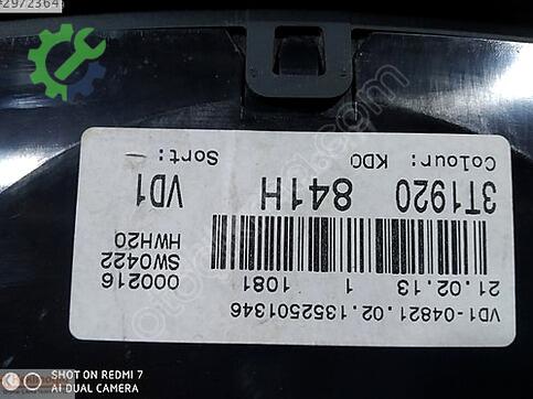 Skoda Superb 3T1920841H çıkma parça