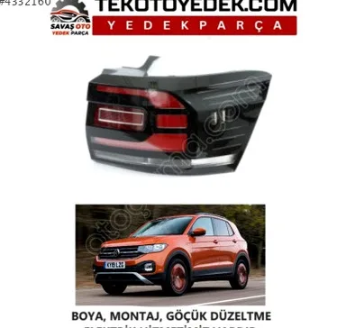 Volkswagen T-Cross Sağ Arka Stop çıkma parça