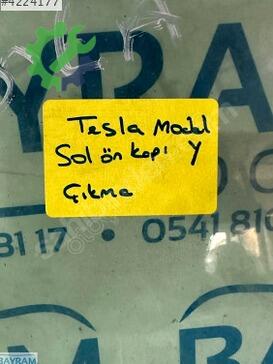 Tesla Model Y Sol Ön Kapı Camı çıkma parça