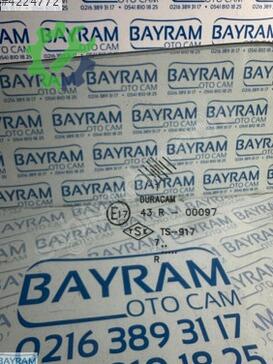Tofaş Şahin Sol Arka Kapı Camı çıkma parça