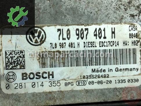 Volkswagen Touareg Motor Beyni 7L0907501H çıkma parça