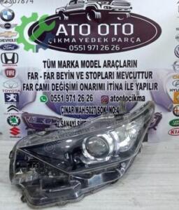 Toyota Auris 2005-2023 Çıkma Far Sol