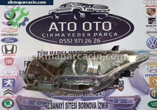 Toyota Auris Far çıkma parça