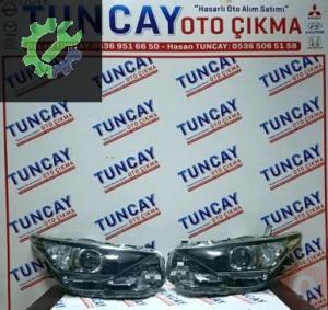 TOYOTA AURİS SAĞ LED’Lİ MERCEKLİ FAR 2015-2018 ÇIKMA PARÇA