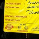 Çıkma Toyota Auris Tavan Camı