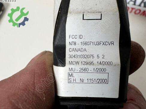 Toyota Corolla Immobilizer Anteni 8978302020 çıkma parça