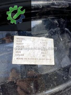 Toyota Corolla Çelik Jant çıkma parça