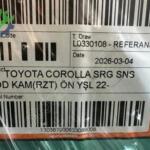 Toyota Corolla 2022-2026 Çıkma Ön Cam