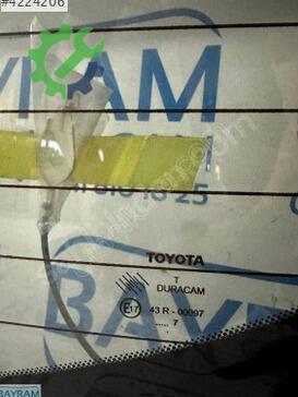 Toyota Verso Arka Cam çıkma parça