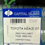 Çıkma Toyota Hiace Sol Yan Cam